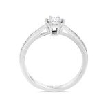 Round Vintage Diamond Engagement Ring