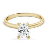 0.8Ct Radiant Diamond Engagement Ring