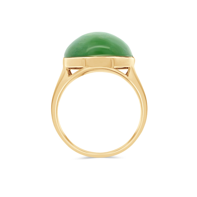 Oval Jade Ring