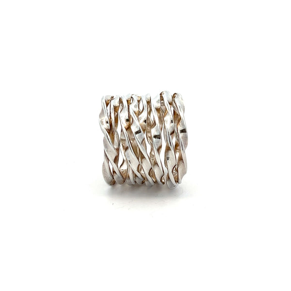 Six Twisted Wire Spring Ring