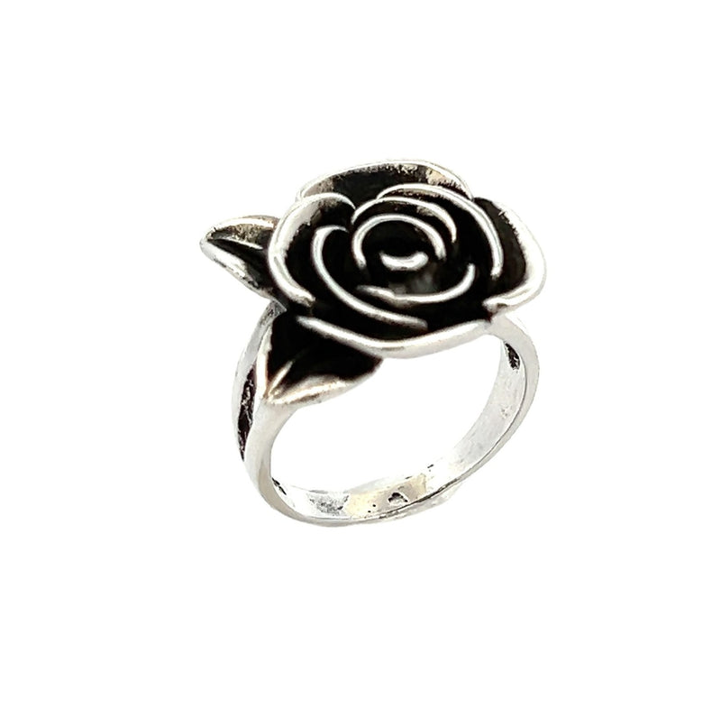 Rose Oxidised Ring