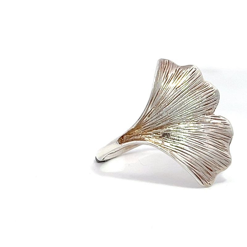 Sterling Silver Palm Leaf Ring