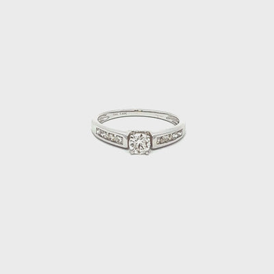 Vintage Round Diamond Ring