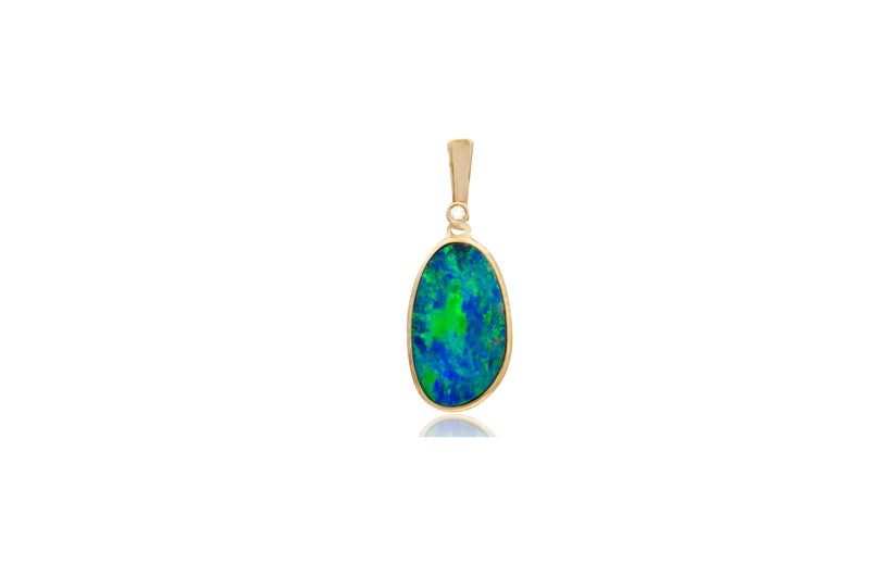  Opal Diamond Pendant