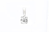 Round Brilliant Diamond Solitaire Pendant