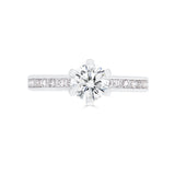 1.12Ct Round Brilliant Diamond Engagement Ring