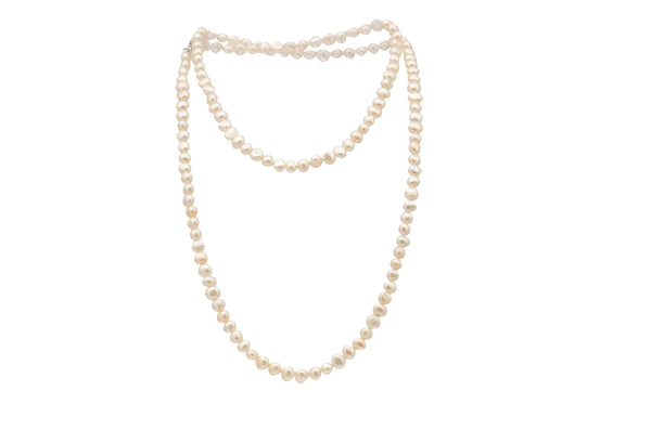 Peach Baroque Freshwater Pearl Necklace