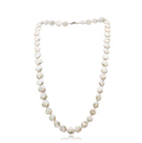 White Freshwater Pearl Coin Necklace