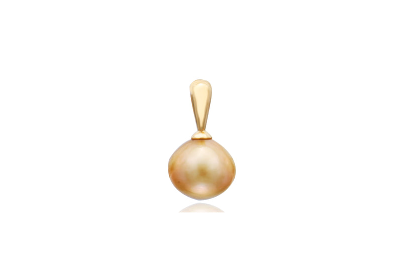 Golden South Sea Pearl Off-Round Pendant