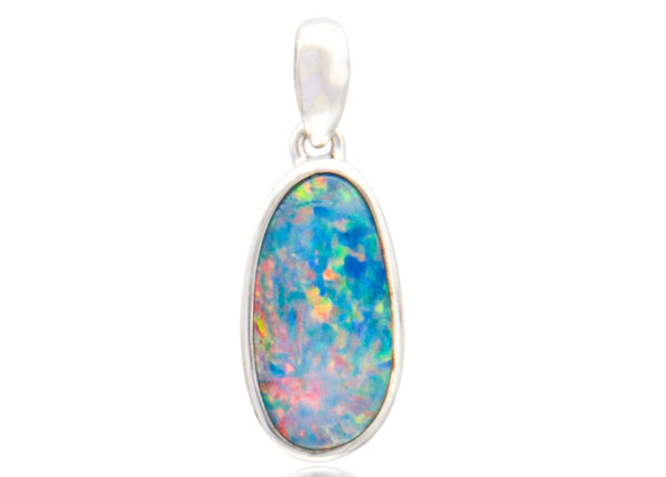 Doublet Opal Irregular Pendant